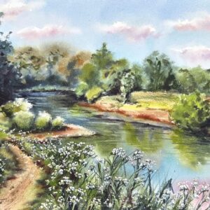 Summer Morning 38x28cm by Stela Toncheva