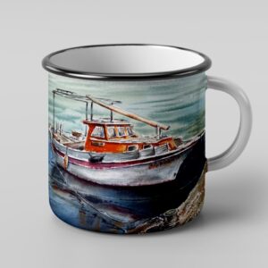 Boat Aphrodita Mug by Stela Toncheva